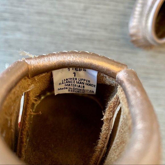 Rose Gold/Bronze Minnetonka Moccasins 1c - Picture 6 of 6